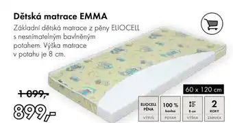 Vesna Dětská matrace EMMA nabídka