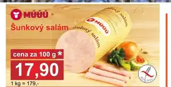 PLUS JIP Šunkový salám nabídka