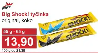 PLUS JIP Big Shock! tyčinka original, koko nabídka
