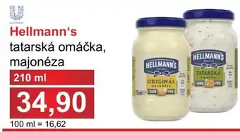 PLUS JIP Hellmann's tatarská omáčka, majonéza nabídka