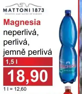 PLUS JIP Magnesia neperlivá, perlivá, jemně perlivá 1.5L nabídka