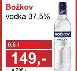 PLUS JIP Božkov vodka 37,5% 0.5L nabídka