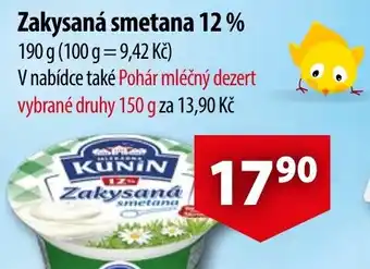 CBA Zakysaná smetana 12% nabídka
