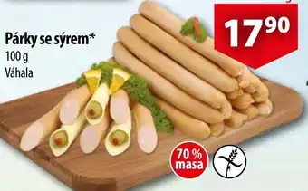 CBA Párky se sýrem nabídka