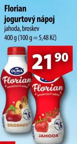 CBA Florian jogurtový nápoj nabídka