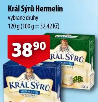 CBA Král Sýrů Hermelín nabídka