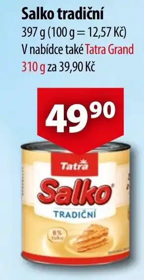 CBA Salko tradiční nabídka