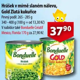 Hrášek v mírně slaném nálevu, Gold Zlatá kukuřice
