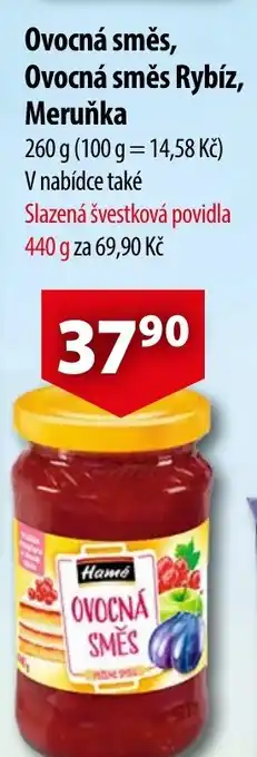 Ovocná směs, Ovocná směs Rybíz, Meruňka