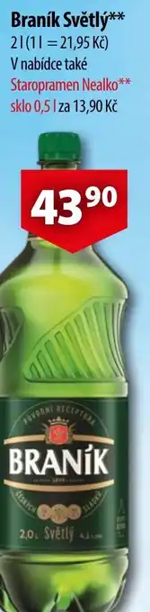 CBA Braník Světlý 2L nabídka
