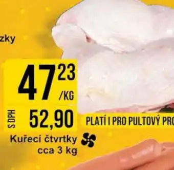 Jip Kuřecí čtvrtky cca 3 kg nabídka