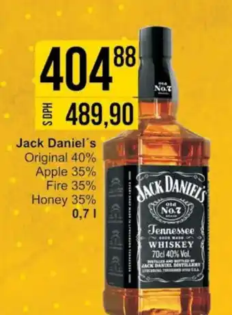 Jip Jack Daniel's 0.7l nabídka