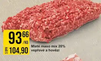 Jip Mleté maso mix 20% vepřové a hovězí nabídka