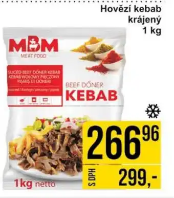 Jip Hovězí kebab krájený 1 kg nabídka