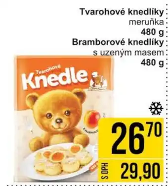Jip Tvarohové knedlíky meruňka 480 g nabídka