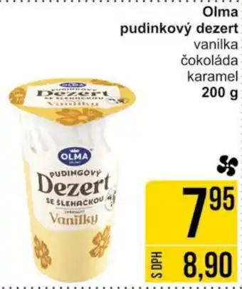Jip Olma pudinkový dezert nabídka