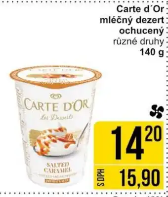 Jip Carte d'Or mléčný dezert ochucený nabídka