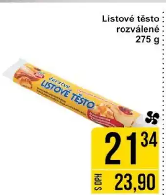 Jip Listové těsto rozválené 275 g nabídka
