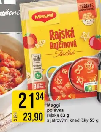 Jip Maggi polévka nabídka