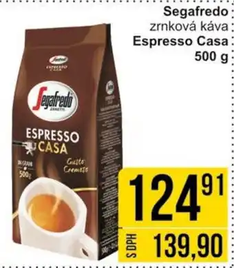Jip Segafredo zrnková káva nabídka