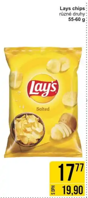 Jip Lays chips 55-60 g nabídka