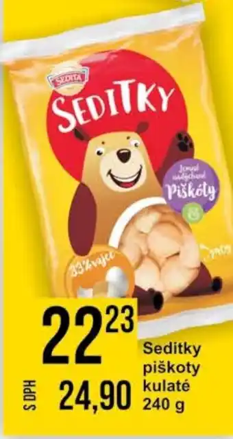 Jip Seditky piškoty kulaté 240 g nabídka