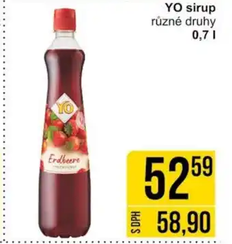 Jip YO sirup různé druhy 0,7 l. nabídka
