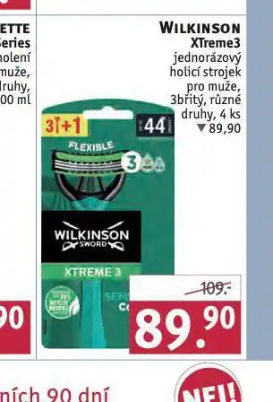 Rossmann Wilkinson xtreme 3 jednorázový holicí strojek nabídka