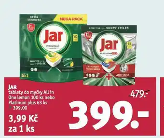 Rossmann Jar tablety do myčky nabídka