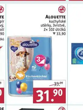 Rossmann Alouette kuchyňské utěrky nabídka