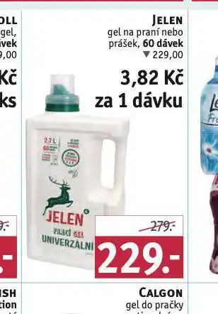 Rossmann Jelen gel na praní nabídka