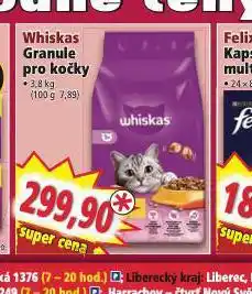 Norma Whiskas granule pro kočky nabídka