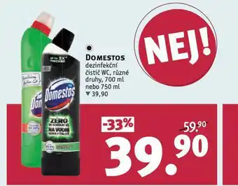 Rossmann Domestos dezinfekční čistič wc nabídka