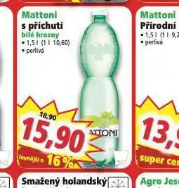 Norma Mattoni s příchutí bílé hrozny nabídka