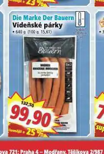 Norma Vídeňské párky nabídka
