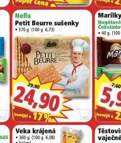 Norma Nefis petit beurre sušenky nabídka