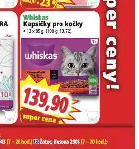 Norma Whiskas kapsičky pro kočky nabídka
