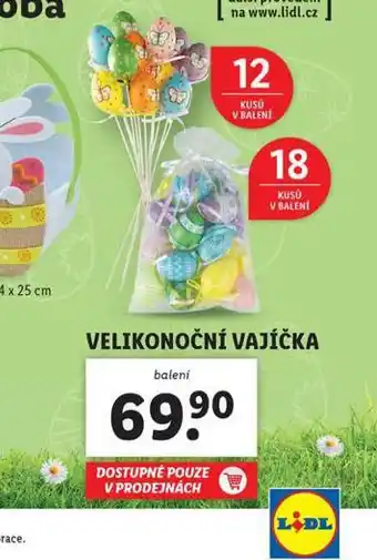 Lidl Velikonoční vajíčka nabídka