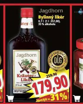 Norma Jagdhorn bylinný likér nabídka