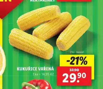 Lidl Kukuřice vařená nabídka