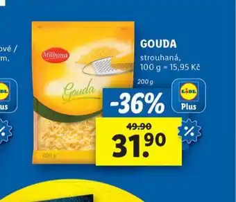 Lidl Gouda strouhaná nabídka