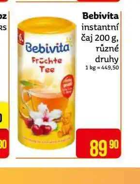 Teta Bebivita instantní čaj nabídka