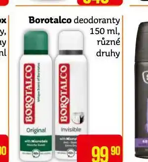 Teta Borotalco deodoranty nabídka