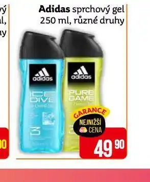 Teta Adidas sprchový gel nabídka