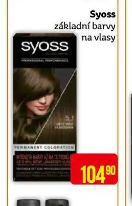 Teta Syoss základní barvy na vlasy nabídka