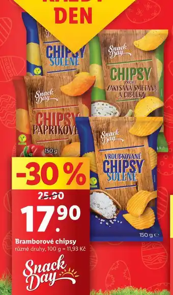 Lidl Bramborové chipsy nabídka