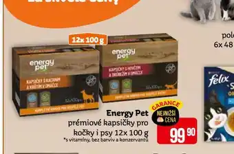 Teta Energy pet prémiové kapsičky pro kočky nabídka