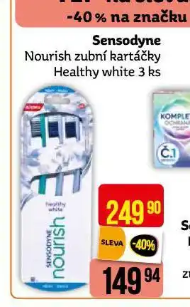 Teta Sensodyne nourish zubní kartáčky nabídka