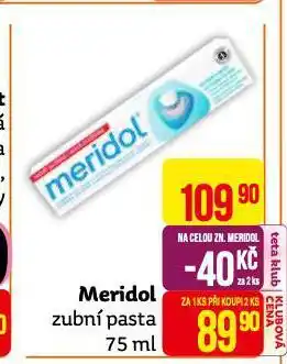 Teta Meridol zubní pasta nabídka