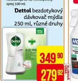 Teta Dettol bezdotykový dávkovač mýdla nabídka